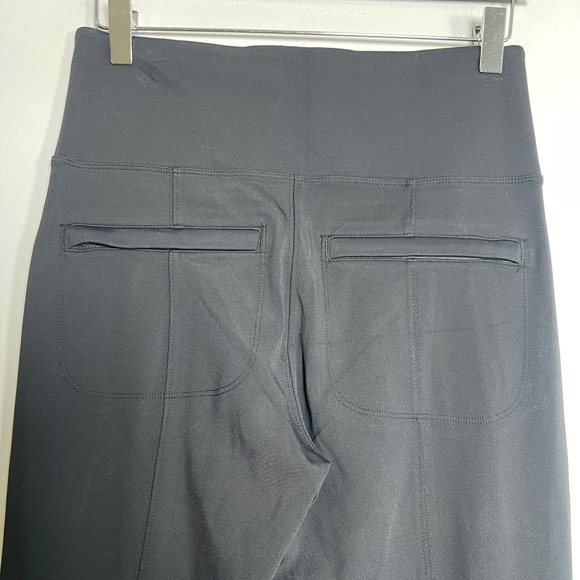 ATHLETA Delancey Flare Pants Small Tall Black NEW Athletic Athleisure Casual - Picture 9 of 13